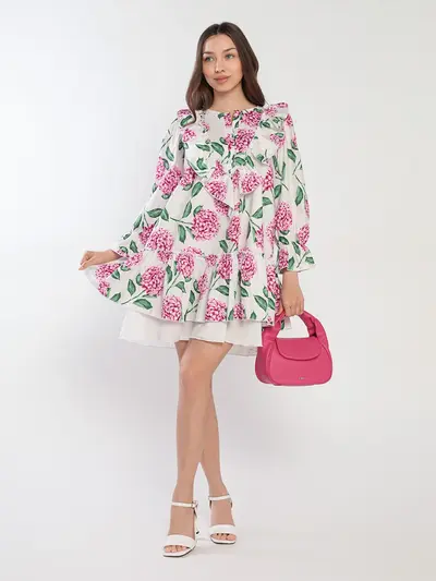 Платье свободного кроя из хлопка